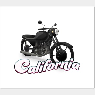 California Motorbike Posters and Art